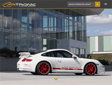 Tablet Screenshot of cartronic-motorsport.de